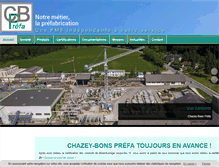 Tablet Screenshot of chazey-bons-prefa.fr